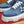 LV TRAINER BLUE COBALT CALFSKIN AND DENIM