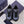 CD B31 SNEAKER BLACK AND PURPLE MESH FABRIC