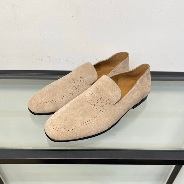 HM Men's Loafer Beige Suede 603628