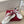 Valentino Sneaker 50mm In White Mix Red Pink Mesh Fabric And Cowhide 814276