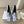 KNIFE CHEMISE HIGH PUMPS IN WHITE COTTON AND CALFSKIN