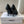 KNIFE CHEMISE HIGH PUMPS IN BLACK COTTON AND CALFSKIN