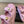 DAD SANDAL IN BRIGHT PINK FABRIC WITH SEQUINS