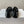 CL 25 Ballet Flats Black Silver Mesh Hot Diamond 345530
