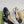 GG WOMEN'S HORSEBIT SLINGBACK 95MM IN BLACK CALFSKIN WITH RHINSTONES