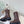 MiuMiu 25 platform boots brown calfskin wool 522430
