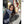 MONOGRAM DRIP 200 CM IN NAVY BLUE WOOL 391068