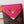 LV Porte-Cartes Magnet Brown Pink Monogram Canvas & Cowhide