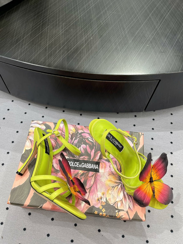 DC 24 Butterfly High Heel Neon Cowhide & Sheepskin 295967