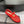 alaia ballet flat fishnet red lambskin