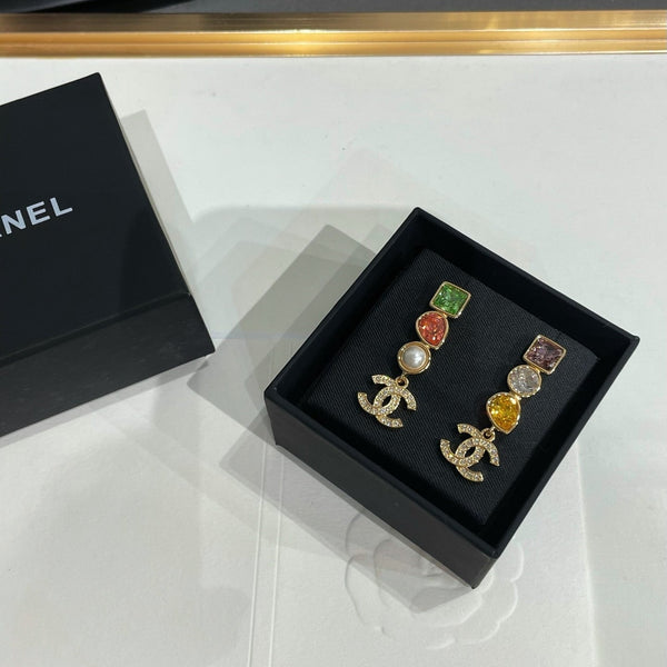 CC 26FW Colored Gold Earrings 022