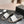 mule sandal 40 white black quilted calfskin