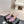mule sandal 75 purple fabric dark beige calfskin