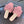 CC 25C Mules Pink Suede Strass