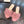 CC 25C Mules Pink Suede Strass