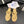 CC 25 Flower Thong Slippers Beige Cowhide 233417