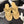 CC 25 Flower Thong Slippers Beige Cowhide 233417