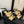 cc25 slingback sandal ̣90mm bow black grosgrain gold canvas 233594