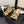 cc25 slingback sandal ̣90mm bow black grosgrain gold canvas 233594