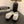 CC 25 Ballet Flat White Fabric Black Grosgrain