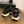 CC Toe Sandals Black Canvas Mix Leather 299541