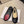 CC 26 Shearling Ballet Flat Black Beige Cowhide Wool 588921