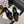 CC 26 Fur-lined Loafer With Bow Black Wool Leather 588823