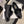 CC 26 Fur-lined Loafer With Bow Black Wool Leather 588823