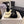 CC 26 Shearling Slip-on Loafer Black White Suede Wool 588718