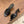 CC 26s High-Heeled Slippers 5cm Black Leather 850459