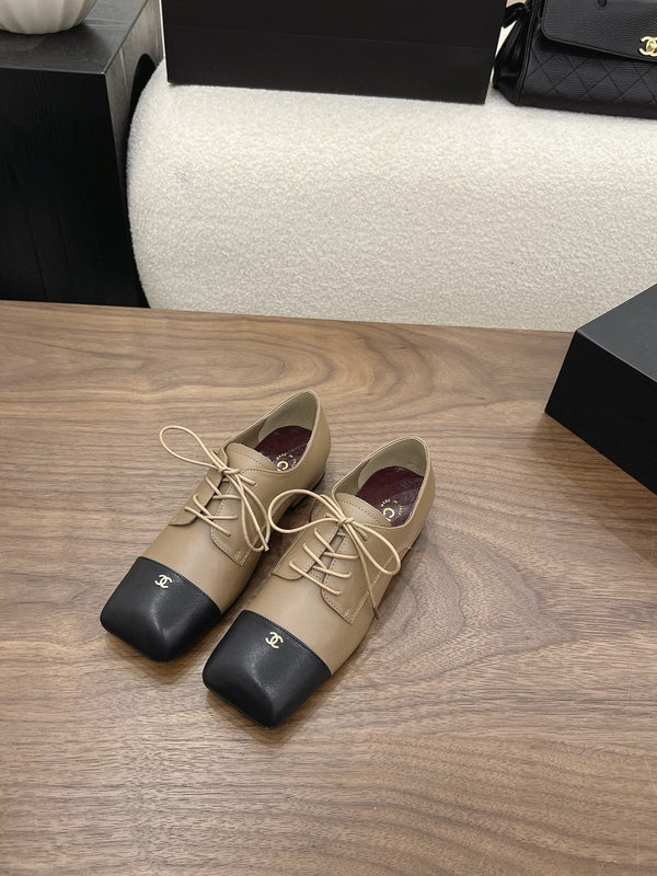 CC 26s Loafer 2cm Black Taupe Leather 910474