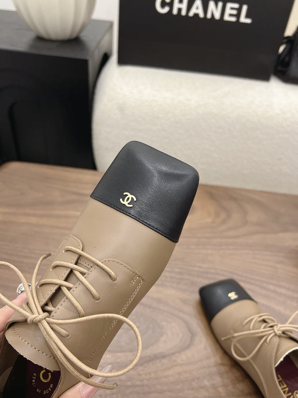 CC 26s Loafer 2cm Black Taupe Leather 910474