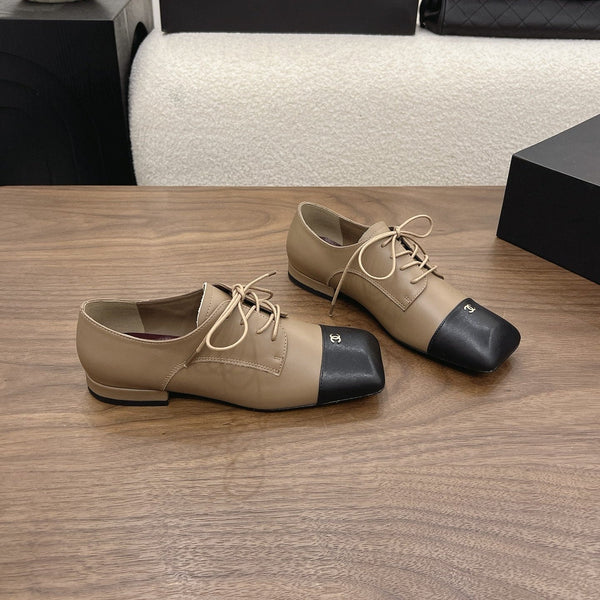 CC 26s Loafer 2cm Black Taupe Leather 910474