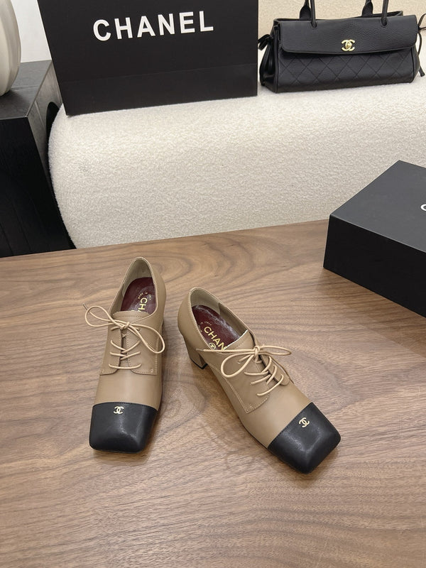 CC 26s Loafer 5cm Black Taupe Leather 910477