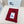 BBR Double-Sided Scarf 190CM Red Cashmere 293316