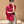 BBR Double-Sided Scarf 190CM Red Cashmere 293316