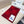 BBR Double-Sided Scarf 182CM Red Cashmere 293323