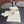 Moncler Hat Scarf Set White Cable Knit Fur 481806