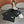 Moncler Hat Scarf Set Black Cable Knit Fur 481807