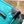 MINI SOFT TRUNK 18 IN TURQUOISE BLUE TAURILLON