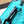 MINI SOFT TRUNK 18 IN TURQUOISE BLUE TAURILLON