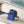 STEAMER 18 IN SAPPHIRE BLUE MONOGRAM EMBOSSED TAURILLON