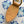 SPEEDY BANDOULIÈRE 20 IN LAGOON BLUE MONOGRAM TILES CANVAS GOLD BUCKLE