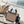 PETITE VALISE 22 IN BROWN MONOGRAM REVERSE CANVAS AND BLACK CALFSKIN TRIM GOLD HARDWARE