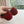 SL GEMMA BALLET FLAT GARNET FUR