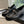 CC Moccasins Plain Black Chain Lambskin