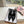DC 25 Satin Slingbacks Black Cowhide & Sheepskin 962754