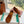 LP Floaty Flat Orange Black Leopard Print Suede 992985