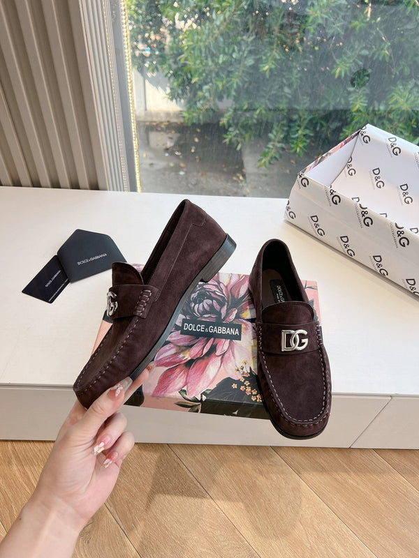 DC 25 Mary Jane Loafers Multicolor Suede 116946