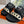 HM 25 Extra Sandal Black Gold Metalic Calfskin